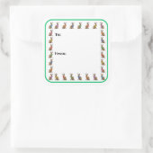 Autocollant de jackalope à la mode (Sac)