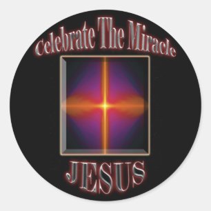 Autocollant de Jésus de Noël