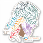 Autocollant de Jésus mixte (Devant)