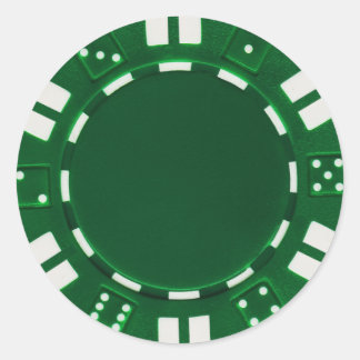 autocollant de jeton de poker