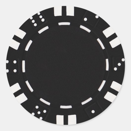 autocollant de jeton de poker (Devant)