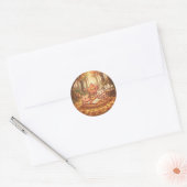 Autocollant de jolis amis d'automne (Enveloppe)
