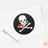Autocollant de jolly roger (s'est levé) (Enveloppe)