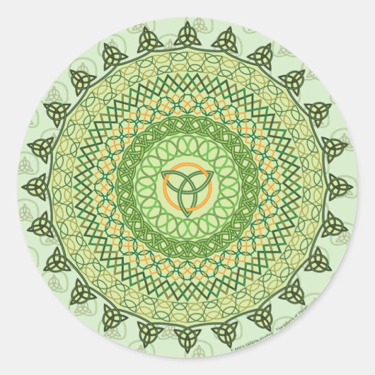 Autocollant de jour Celtic St. Patty (Devant)