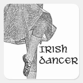 Autocollant de jupe de danse irlandaise