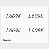 Autocollant de kilomètre (Feuille)