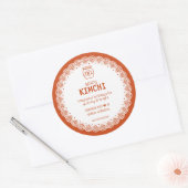 Autocollant de kimchi épicé fait maison (Enveloppe)