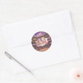 Autocollant de la bibliothèque de chiots mignons (Enveloppe)