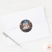 Autocollant de la bibliothèque du chouette mignon (Enveloppe)