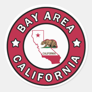 Autocollant de la Californie de région de baie
