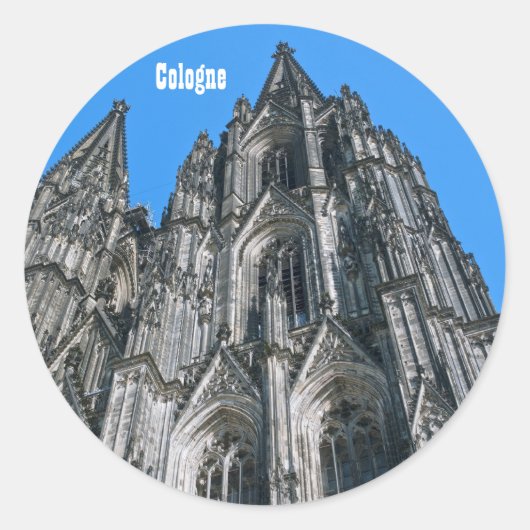 Autocollant de la cathédrale de Cologne (Devant)
