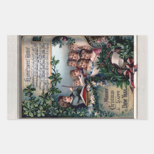 Autocollant de la chorale de Noël (Devant)