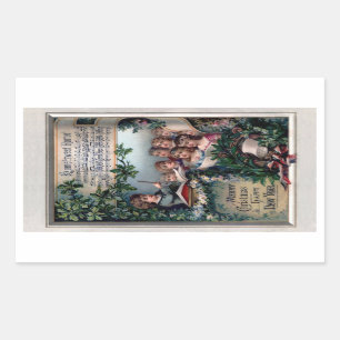 Autocollant de la chorale de Noël