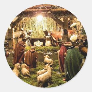 autocollant de la crèche