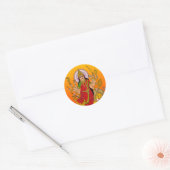 Autocollant de la déesse Durga (Enveloppe)
