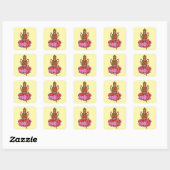 Autocollant de la déesse Lakshmi (Feuille)