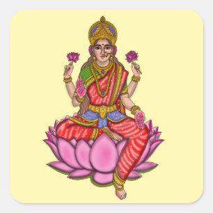 Autocollant de la déesse Lakshmi