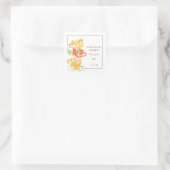 Autocollant de la douche nuptiale - Thé (Sac)