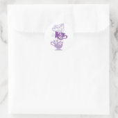 Autocollant de la douche nuptiale - Thé (Sac)