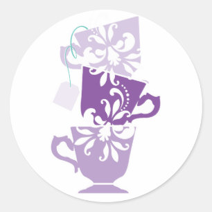 Autocollant de la douche nuptiale - Thé