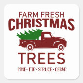 Autocollant de la ferme de Noël (Devant)
