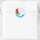 Autocollant de la fête d'anniversaire de la mer de (Sac)