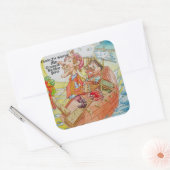 Autocollant de la fête d'anniversaire du jeune gar (Enveloppe)