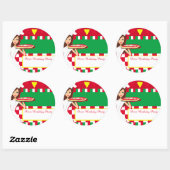 Autocollant de la fête de la pizza (Feuille)