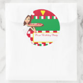 Autocollant de la fête de la pizza (Sac)