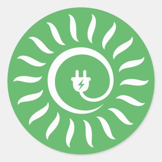 Autocollant de la fiche solaire d'énergie verte al (Devant)