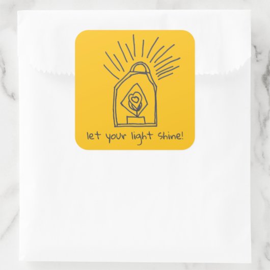 Autocollant de la lanterne brillante (Sac)