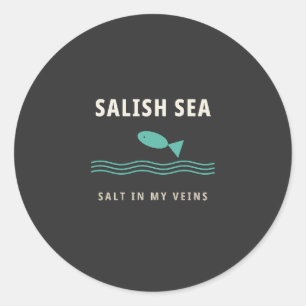 Autocollant de la mer des Salish Tee-shirt graph