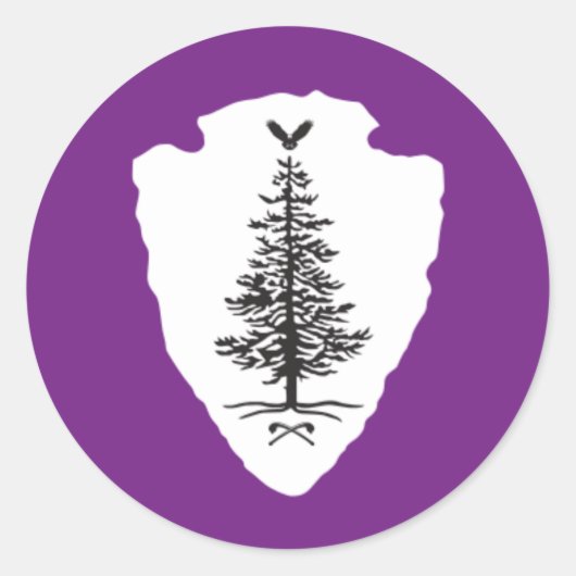 Autocollant de la nation mohawk de Kanienkeh (Devant)