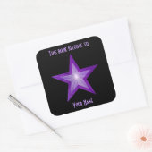 Autocollant de la plaque d'immatriculation Purple (Enveloppe)