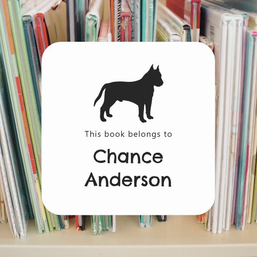 Autocollant de la plaque Pitbull