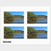 Autocollant de la rivière Victoria (Feuille)