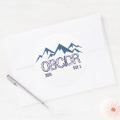 Autocollant de la route de découverte de l'arrière (Enveloppe)