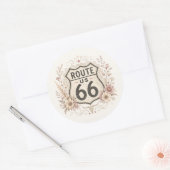 Autocollant de la Route Mère Florale Boho (Enveloppe)