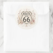 Autocollant de la Route Mère Florale Boho (Sac)