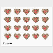 Autocollant de la Saint-Valentin - Impression de g (Feuille)
