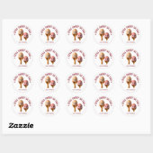Autocollant de la Saint-Valentin mignon toujours d (Feuille)