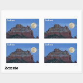 Autocollant de la super-lune (Feuille)