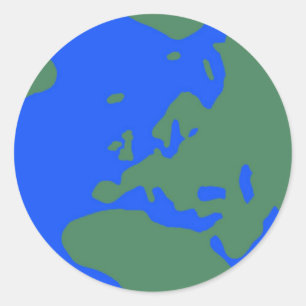 Autocollant de la terre