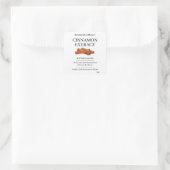 Autocollant de label moderne pour extrait de vanil (Sac)