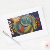 Autocollant de l'affiche Vintage voyage d'Irlande (Enveloppe)