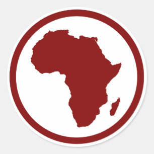 Autocollant de l'Afrique