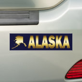 AUTOCOLLANT DE L'ALASKA D'OR (En voiture)