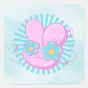 Autocollant de lapin
