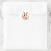 Autocollant de lapin à l'aquarelle mignon avec des (Sac)