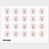 Autocollant de lapin mignon (Feuille)